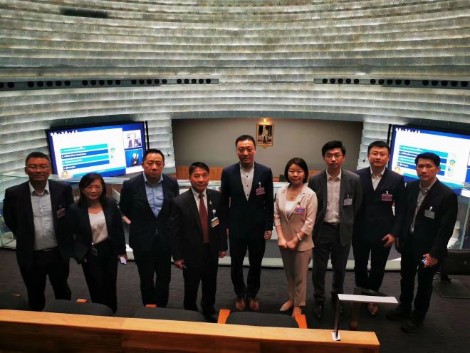 博恆智能同北斗衛星央企會見泰國第一副總理兼商務部長普湯，推動北斗衛星導航系統在泰國落地應用